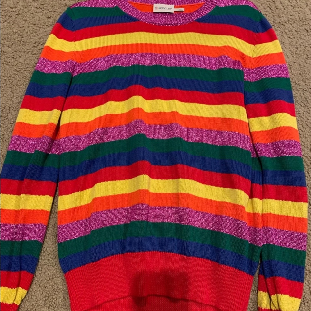 Moncler AUTHENTIC Medium size multicolored sweater EUC